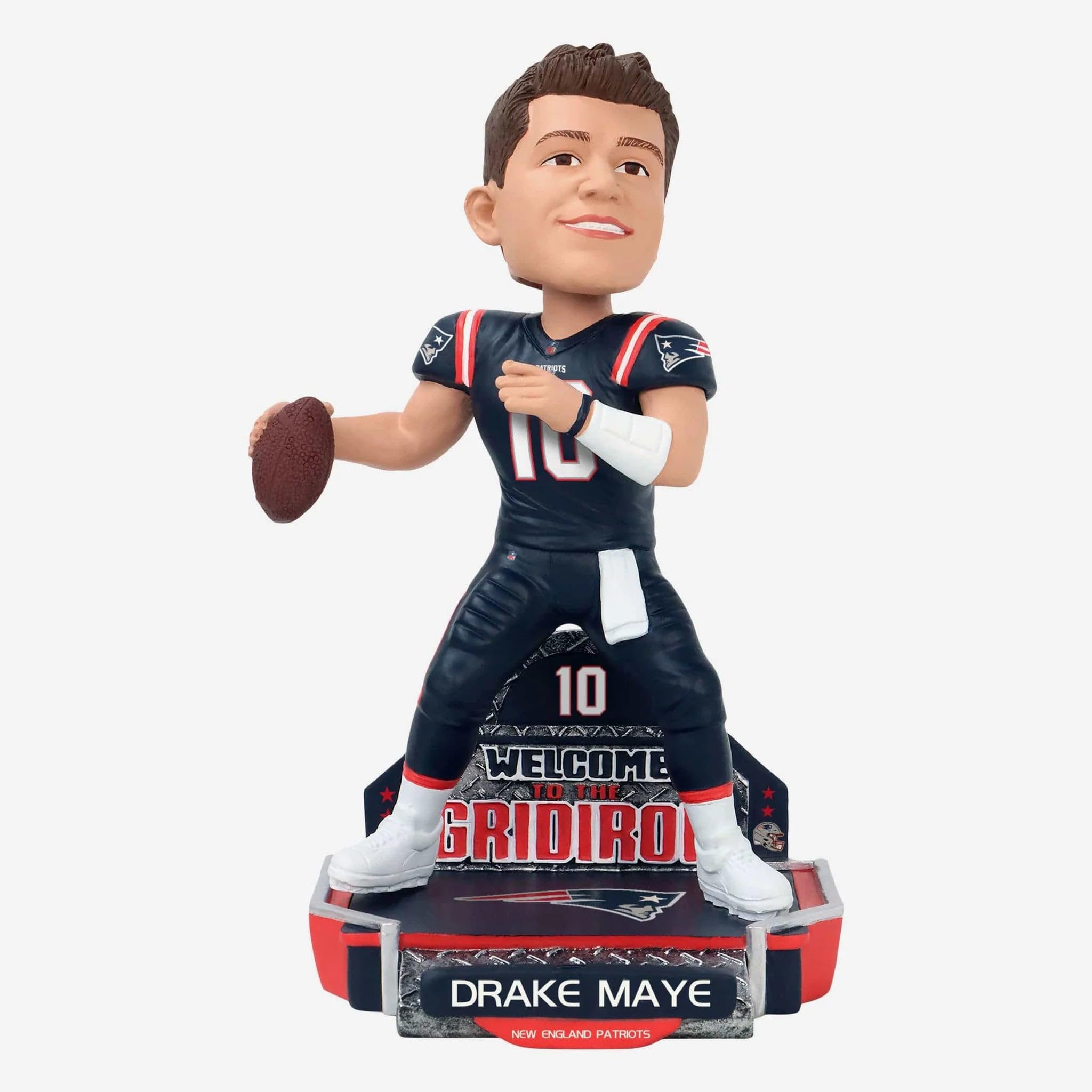 Drake Maye New England Patriots 2024 Rookie Series Bobblehead NFL